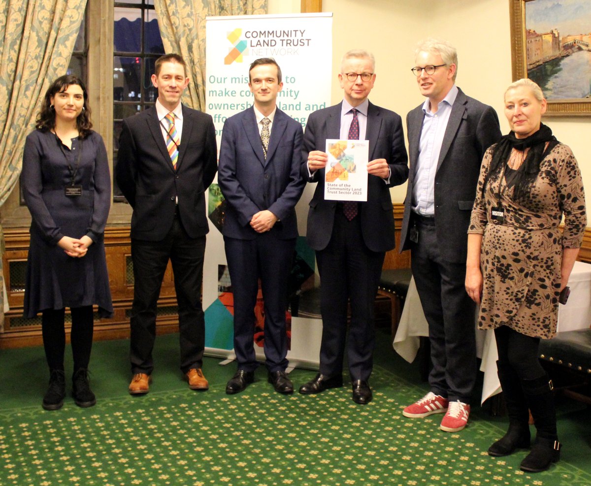 tom_chance's tweet photo. We've launched our report - State of the CLT Sector 2023 - with @michaelgove and @danny__kruger. We need industry to partner with communities, and govt to deliver reforms to planning &amp; housing finance, to make community ownership and agency commonplace.

https://t.co/8j8GR7ykvp https://t.co/owaeO0irZQ