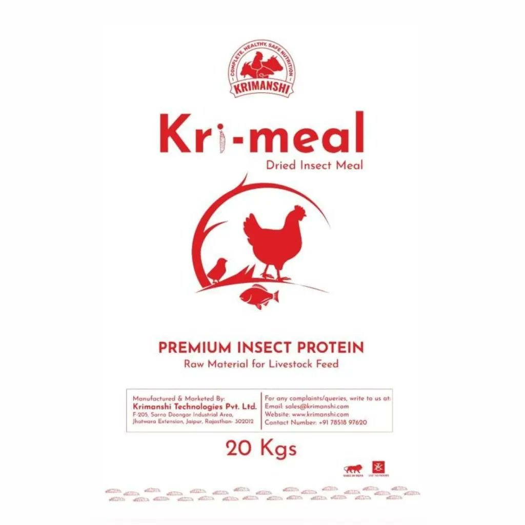 KrimanshiFeeds's tweet photo. March 22 marked the launch of Krimanshi's Insect Protein Meal named Kri-Meal.

We are delighted to embark on this new journey and look forward to starting serving the Poultry Farmers as well!

#krimanshi #krimanshitechnologies #animalfeed #poultryfeed #glimpses #productlaunch https://t.co/3jGITwAk6O