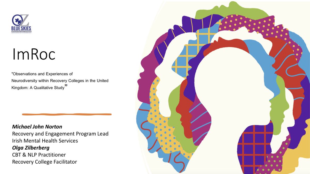 MichaelJohnNor1's tweet photo. Delighted that I could speak at @ImROC_comms #recovery #college #learningset on #Neurodiversity within recovery colleges in the UK. So happy to do part of this study for my #master #dissertation in #health and #socialinclusion @DCUSNPCH thanks Olga for getting me involved https://t.co/vElxAP7uWU