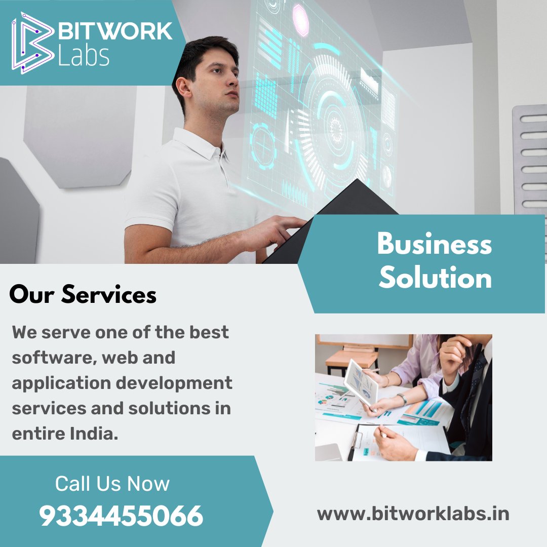 BitworkLabs's tweet image. Bitwork Labs offers a range of software solutions, including web development, mobile app development, e-commerce solutions, and custom software service to businesses.
more@ bit.ly/3FOBoVB  
web@ bit.ly/3Zf4Par  
#bitworklabs #ITcompany #ITInfrastructure #soft