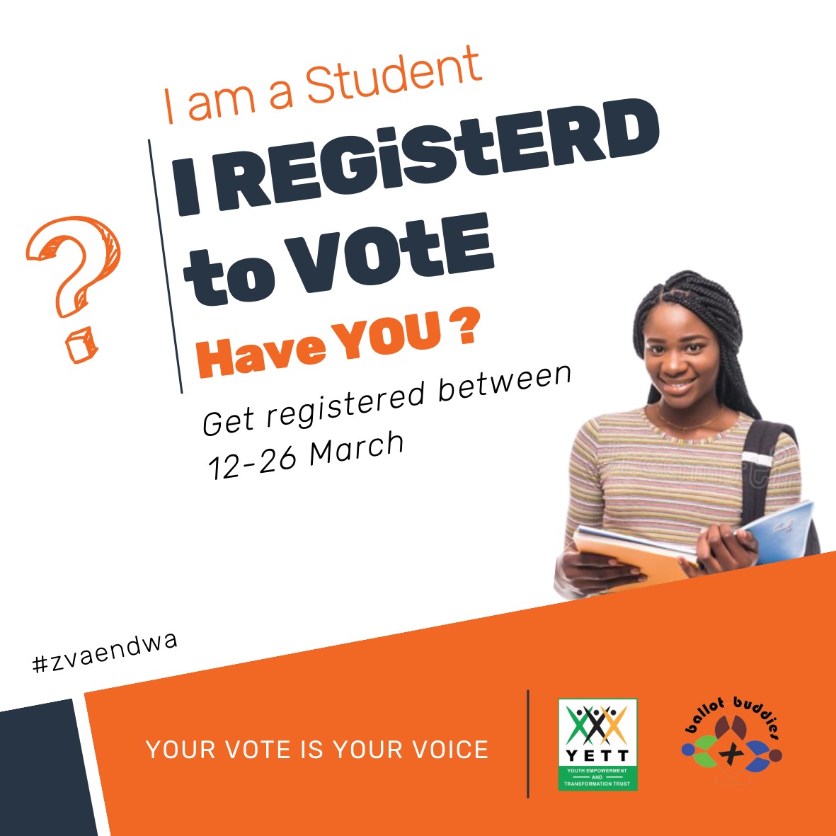 RuralYoungWomen's tweet photo. #Zvaendwa #IHaveToVote https://t.co/kitvTLThZk