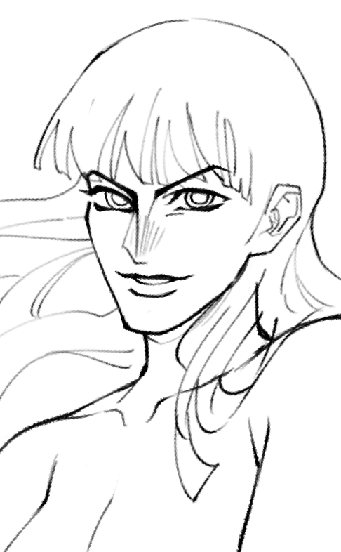going back to my pre-timeskip butch robin roots by doing two versions.. 😋🤠 