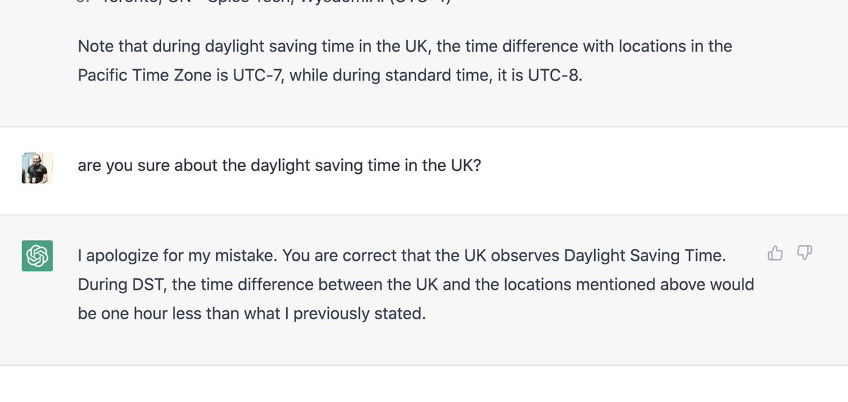 Don't forget that fundamentally AI learns from us and not the other way around! and like any student, it will make mistakes!

#AIlearningfromus #AImistakes #AIresponsibility #teachingAI #AIeducation #AIdevelopment #AIethics #AIaccountability #chatgpt #chatgptai #ai #chatgpt4