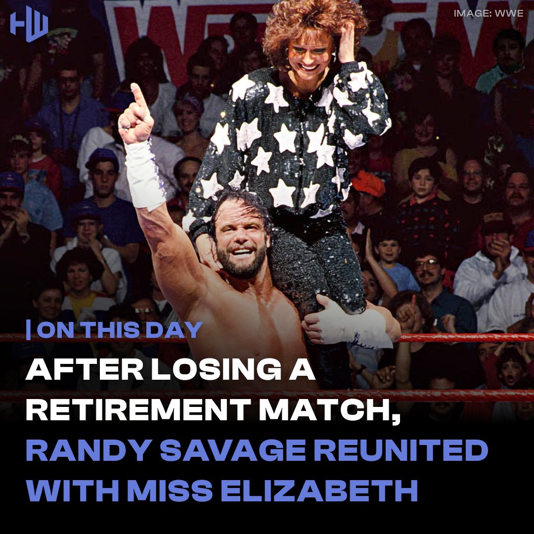On March 24th 1991, Randy Savage and Miss Elizabeth reunited after Savage lost a Retirement Match to <a href="/UltimateWarrior/">The Ultimate Warrior</a> at WrestleMania 7.

Elsewhere on the card, The Undertaker made his WrestleMania debut by defeating Jimmy Snuka and <a href="/HulkHogan/">Hulk Hogan</a> won his third WWF Championship.