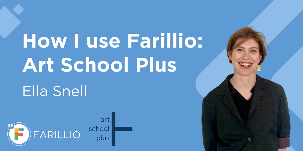 Today's community spotlight is shining on Ella Snell, owner of @ArtSchoolPlus. Ella connects early-career, under-served artists with unique, paid commissions to facilitate more diversity in art. Check out her inspiring story on Farillio! farill.io/blog/how-i-use…