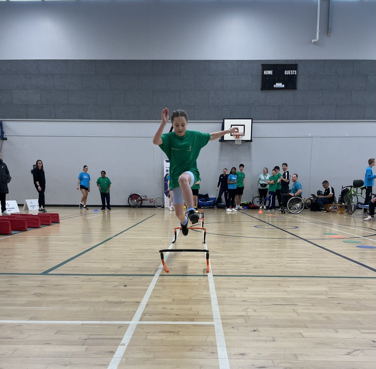 SDS_sport's tweet photo. East of Scotland Parasport Festival 2023 is underway⭐️ We are excited to welcome 50 young people from across the East of Scotland to Forrester High School today taking part in different sports. Keep an eye out for all the action shots from todays Parasport!! #eastparasport2023 https://t.co/dVfyE5Smtb