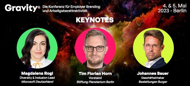 QuadrigaBerlin (@quadrigaberlin) on Twitter photo +++Nur noch heute: Frühbucher-Rabatt für die #GravityKonferenz+++
Die Gravity ist Deine Konferenz für #EmployerBranding mit Keynotes von <a href="/LenaRogl/">Magdalena Rogl</a>, <a href="/timflorianhorn/">Tim Florian Horn</a> und Johannes Bauer (<a href="/burgerfuerth/">Bestattungen Burger</a>). Am 4. & 5. Mai in Berlin.✨
Letzte Frühbucher-Tickets: gravity-conference.com/anmeldung/ +++Nur noch heute: Frühbucher-Rabatt für die #GravityKonferenz+++
Die Gravity ist Deine Konferenz für #EmployerBranding mit Keynotes von <a href="/LenaRogl/">Magdalena Rogl</a>, <a href="/timflorianhorn/">Tim Florian Horn</a> und Johannes Bauer (<a href="/burgerfuerth/">Bestattungen Burger</a>). Am 4. & 5. Mai in Berlin.✨
Letzte Frühbucher-Tickets: gravity-conference.com/anmeldung/