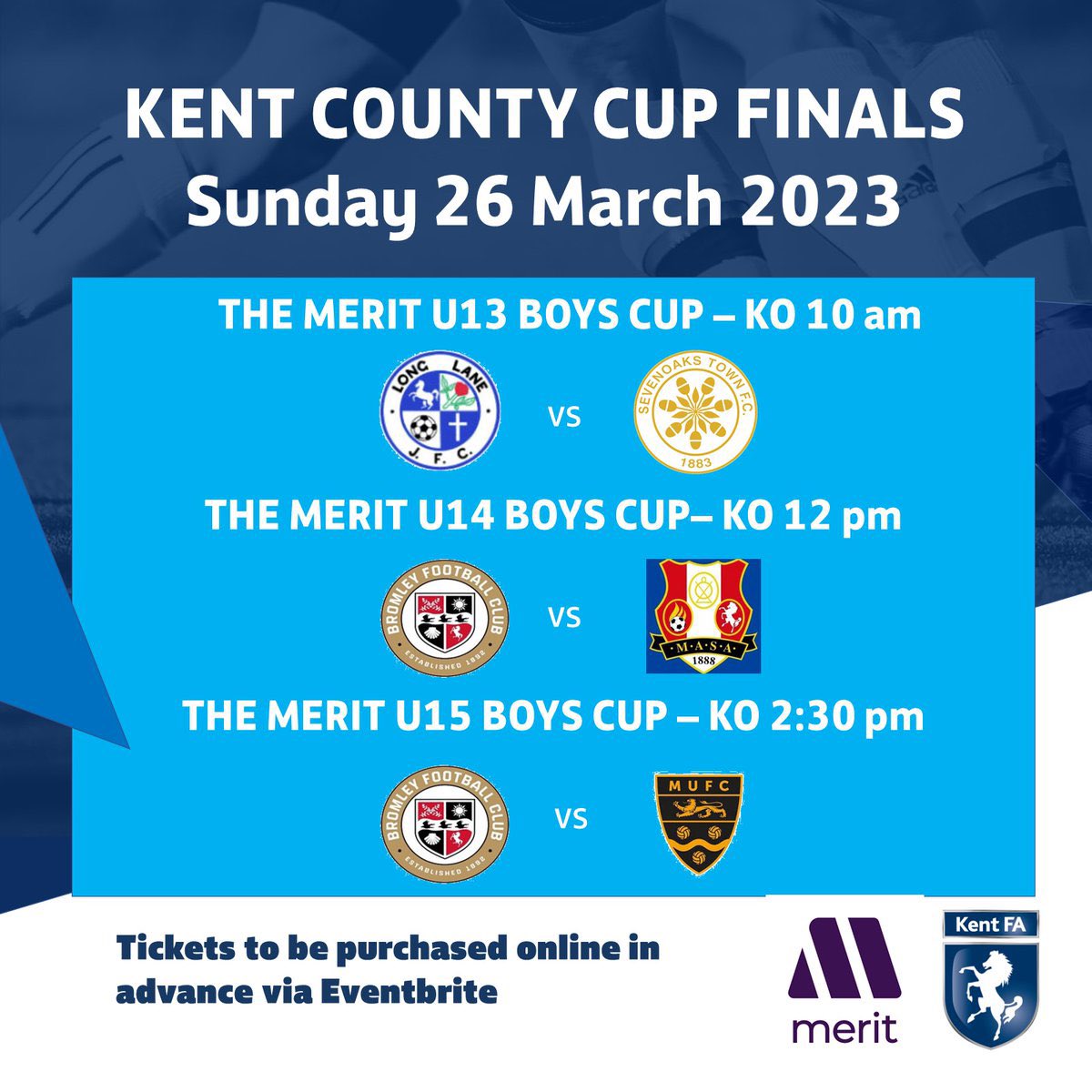 The weekend is nearly here!! A big weekend of football but one game in particular.

Big shout out to <a href="/RyanCanty/">Ryan Canty</a> and our U14’s who take part in the <a href="/KentFA/">Kent FA ⚽</a> U14 Cup Final.

Go smash it and have a fantastic day!!

<a href="/KentYouthLeague/">KentYouthLeague</a> 

#BushBushGas