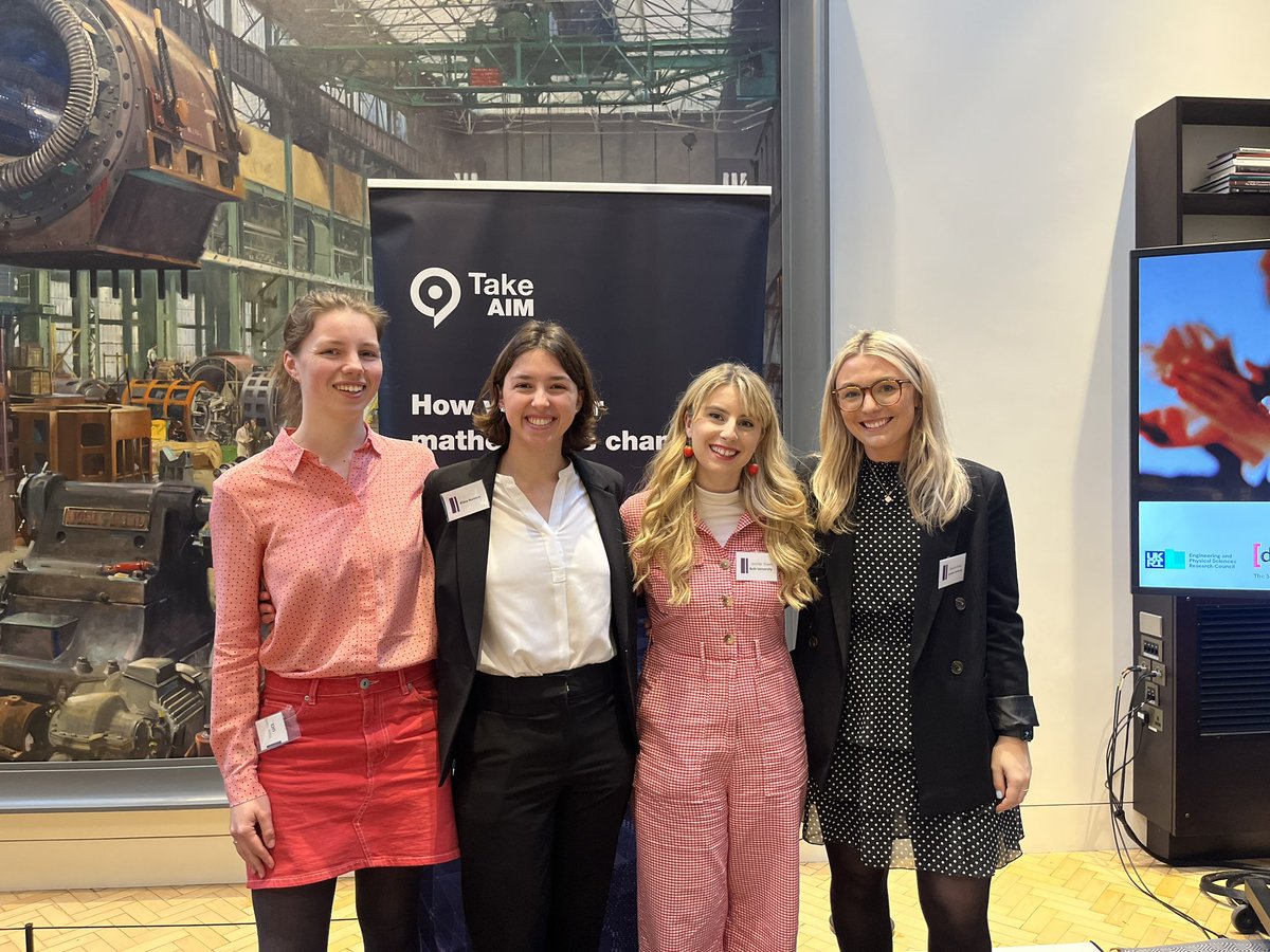 I had a fantastic time presenting my research at the TakeAIM awards yesterday. Thank you so much to the <a href="/smithinst/">Smith Institute</a> and all the sponsors for selecting me as a runner up in this wonderful competition! Congratulations to runner ups Fiona and Alissa, and to Eleanor for winning!