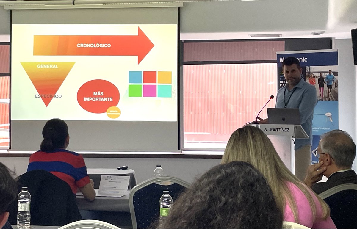 SECTtoracica's tweet photo. El Dr. Néstor Martínez nos lleva de viaje con sus consejos sobre la presentación de resultados en una comunicación científica.  #ICursoComunicaciónCientíficaSECT #MIRSECT https://t.co/G5YjyPodYz