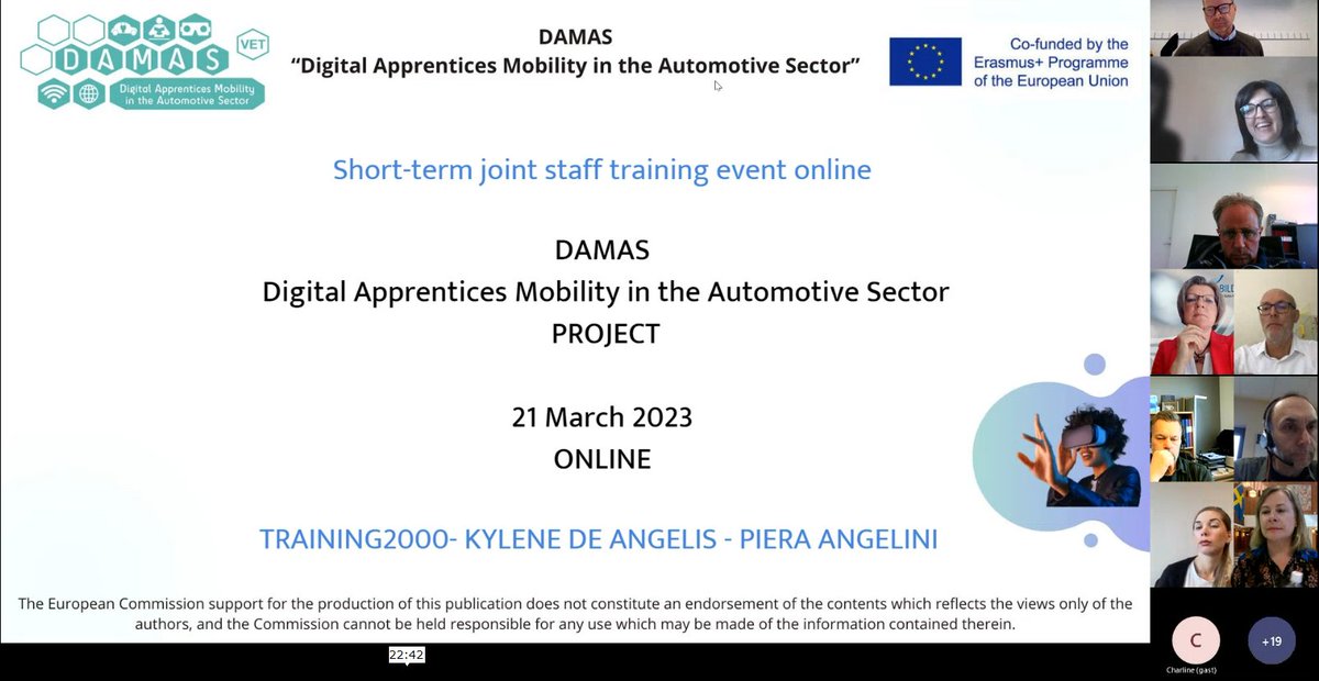 earlallEU's tweet photo. This week, the  #DAMASproject reached a key milestone: piloting and evaluating the Open Education Resources on digital apprenticeships in the automotive sector!
➡ Read more: https://t.co/KGNno8pHqO https://t.co/T0GoTqpbjI