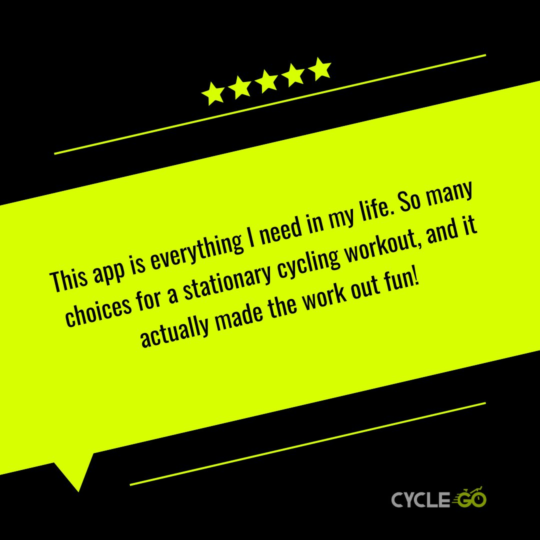 CycleGoApp's tweet image. ✨ Have fun!  Without a doubt, it&apos;s the key to staying true to your fitness routine.

That&apos;s why we designed our app with fun and enjoyable workouts in mind.

Download it free here: 
linktr.ee/cyclego

#cyclegoapp #cycletraining #FitnessApp #IndoorCycling #TrainingApp