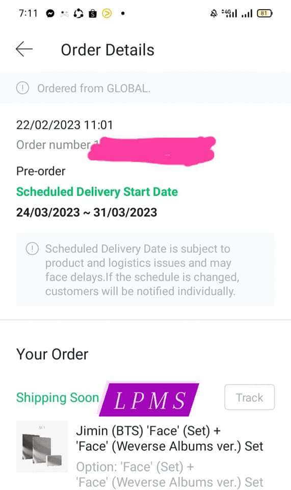 Lovemaze062221's tweet photo. #LPMSUPDATES
parating na po yung JIMIN FACE ALBUM sa KR ADDRESS ito nalang ang inaantay namin para mapa closed and ship out ang box. you can start sending your remaining balance para diretso ship nalang once it arrives sa PH ADD ๐ฅฐ https://t.co/gnuAzbQxuy