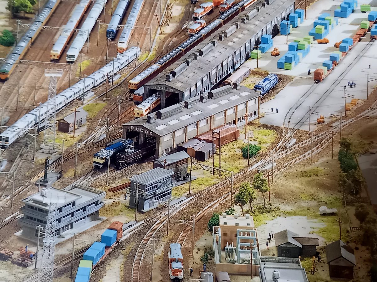 トミックス87年版カタログに掲載されている大規模レイアウト。間違い