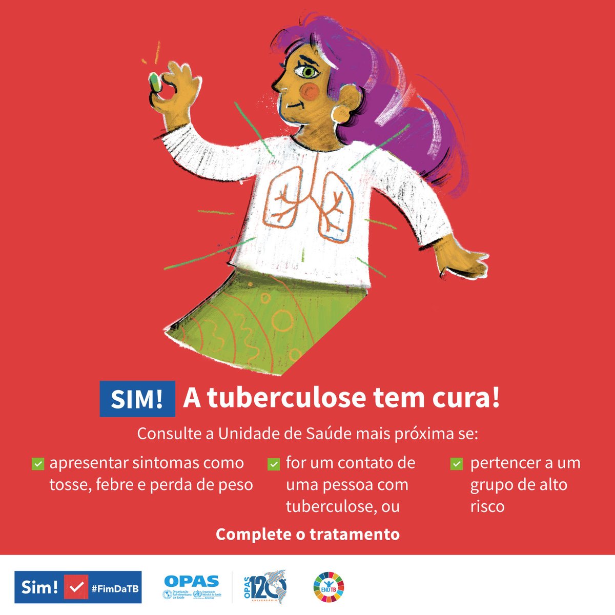 MinSaudeCV's tweet photo. 𝐃𝐢𝐚 𝐌𝐮𝐧𝐝𝐢𝐚𝐥 𝐝𝐚 𝐓𝐮𝐛𝐞𝐫𝐜𝐮𝐥𝐨𝐬𝐞 – 𝟐𝟒 𝐝𝐞 𝐦𝐚𝐫ç𝐨
Este ano tem como lema "𝐒𝐢𝐦! 𝐏𝐨𝐝𝐞𝐦𝐨𝐬 𝐚𝐜𝐚𝐛𝐚𝐫 𝐜𝐨𝐦 𝐚 𝐭𝐮𝐛𝐞𝐫𝐜𝐮𝐥𝐨𝐬𝐞!
#Ministeriodasaude #saudecv #diamundialdocombateaTB #Tuberculose #fimDaTB #governodecaboverde https://t.co/NXKB97jtNl