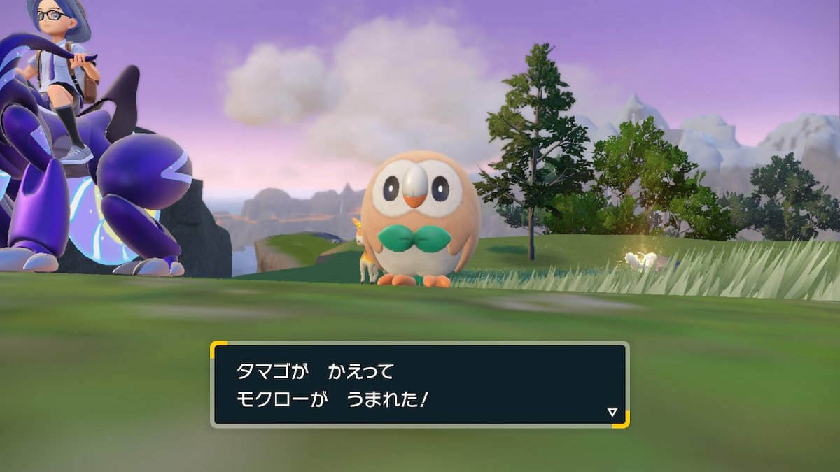 nene_cgik's tweet photo. ジュナイパーゲット！！大好きなモクローに会えた！！ #ポケモンSV #NintendoSwitch https://t.co/yx9I7Mpz8U