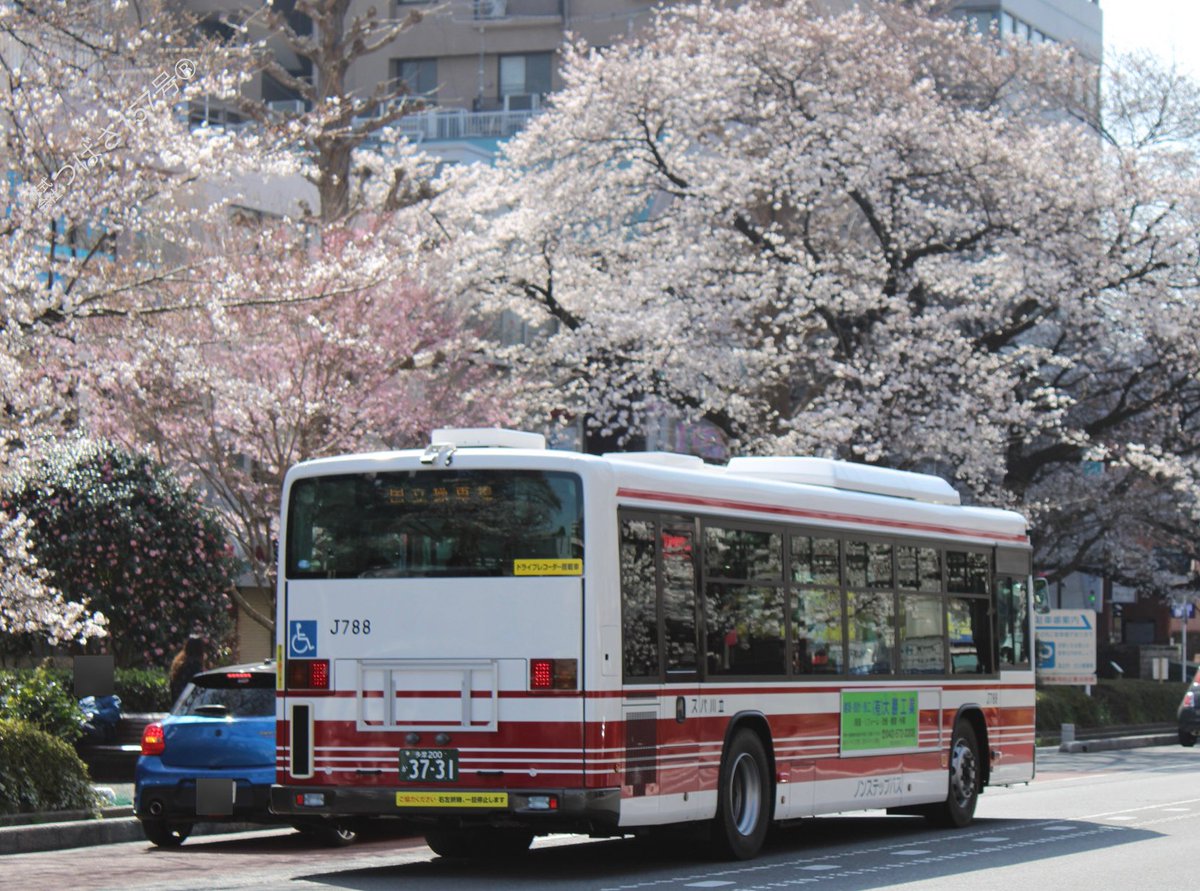バズ 立川バス ＃上水営業所 🌸🌸🌸J834 J788 🌸🌸🌸