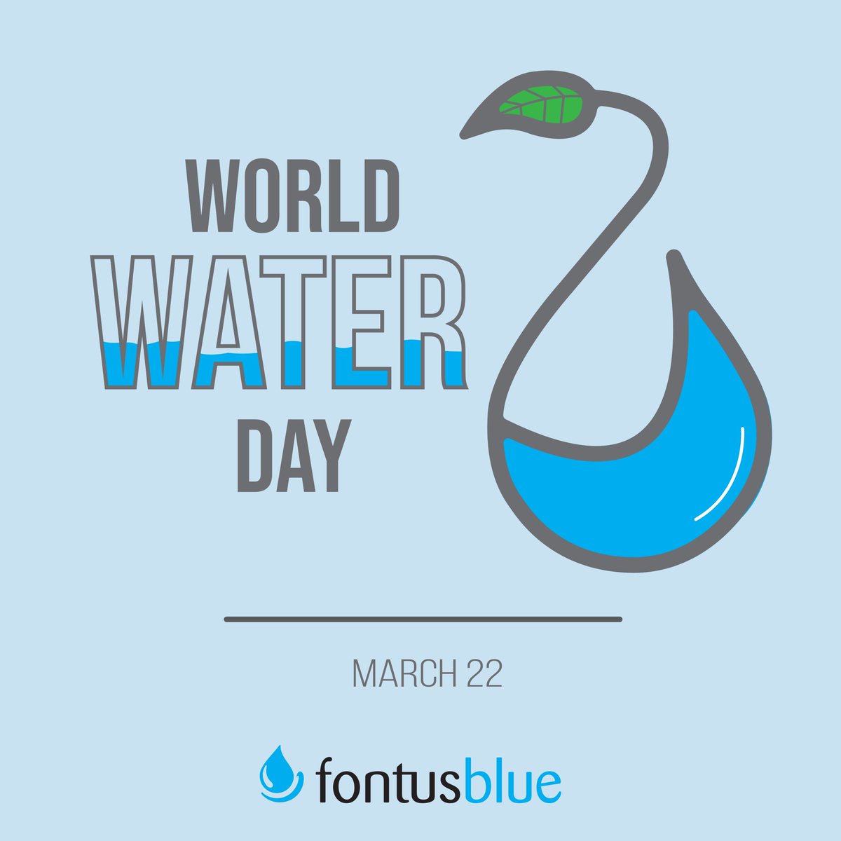 Happy #WorldWaterDay from <a href="/fontusblue/">Fontus Blue</a>! 💧
Today and every day, we strengthen our commitment to provide the water industry tools and solutions to provide safe, clean drinking water to water utilities and customers! 
#exceptionaldrinkingwater 
fontusblue.com