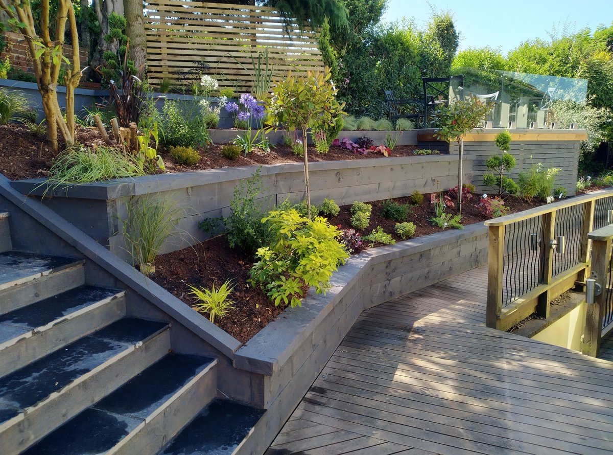 Here's one from recently &amp; hoping that spring is really around the corner #gardendesign #landscaping #Nottinghamshire