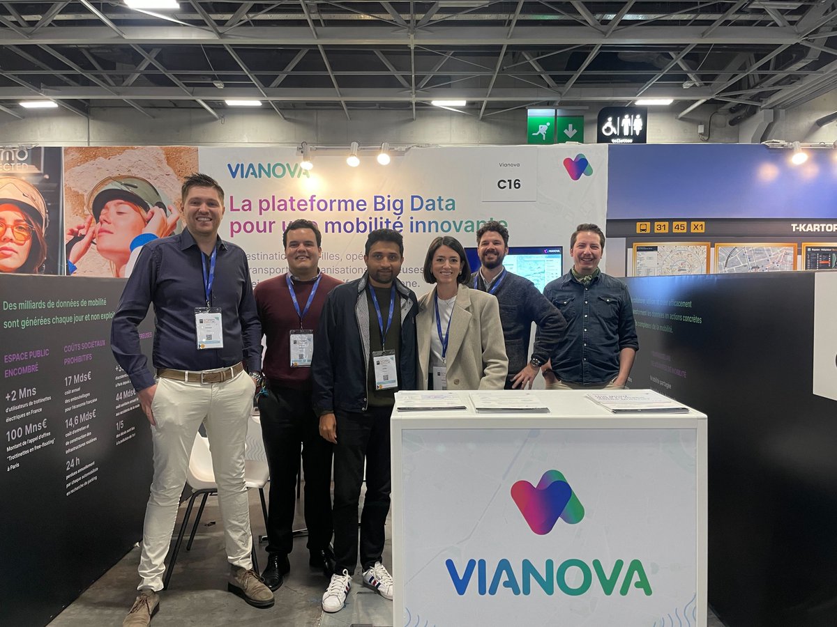 vianova_io's tweet image. Our whole team is excited to be back at @AUTONOMY Mobility World Expo ✨
Come meet us at booth C16 and discover how our latest product developments can help you solve your most complex mobility challenges ⚙️
#AMWE2023 #AMWE #Paris #UrbanMobility