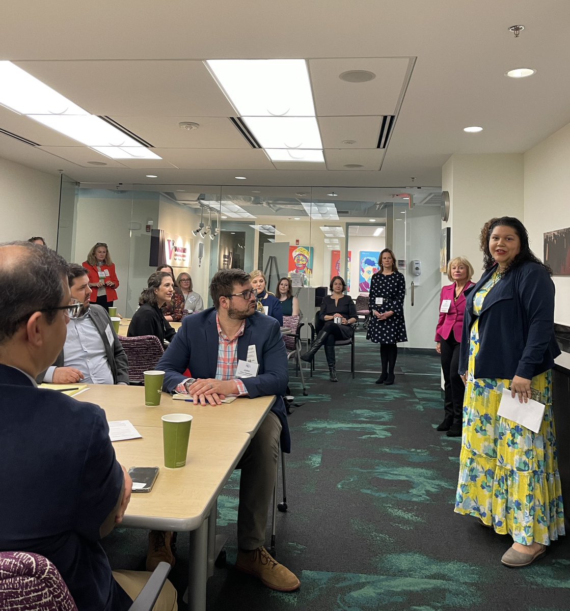 PRSA_NCC's tweet photo. .@crys78 kicking things off at the 13th annual Association and Nonprofit Workshop! #PRSANCC #PRTips https://t.co/d7lQPhmIcw