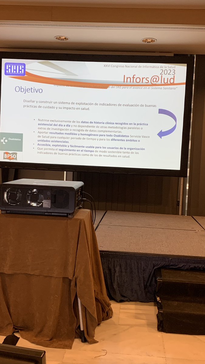 NuriaDeArgila's tweet photo. Interesantísimo despliegue de cuadros de mando para la evaluación de resultados de buenas prácticas en #cuidado presentado por  @lucia_garate  #INFORSALUD #inforsalud2023 @SEISeSalud https://t.co/jAIPzYHNiF