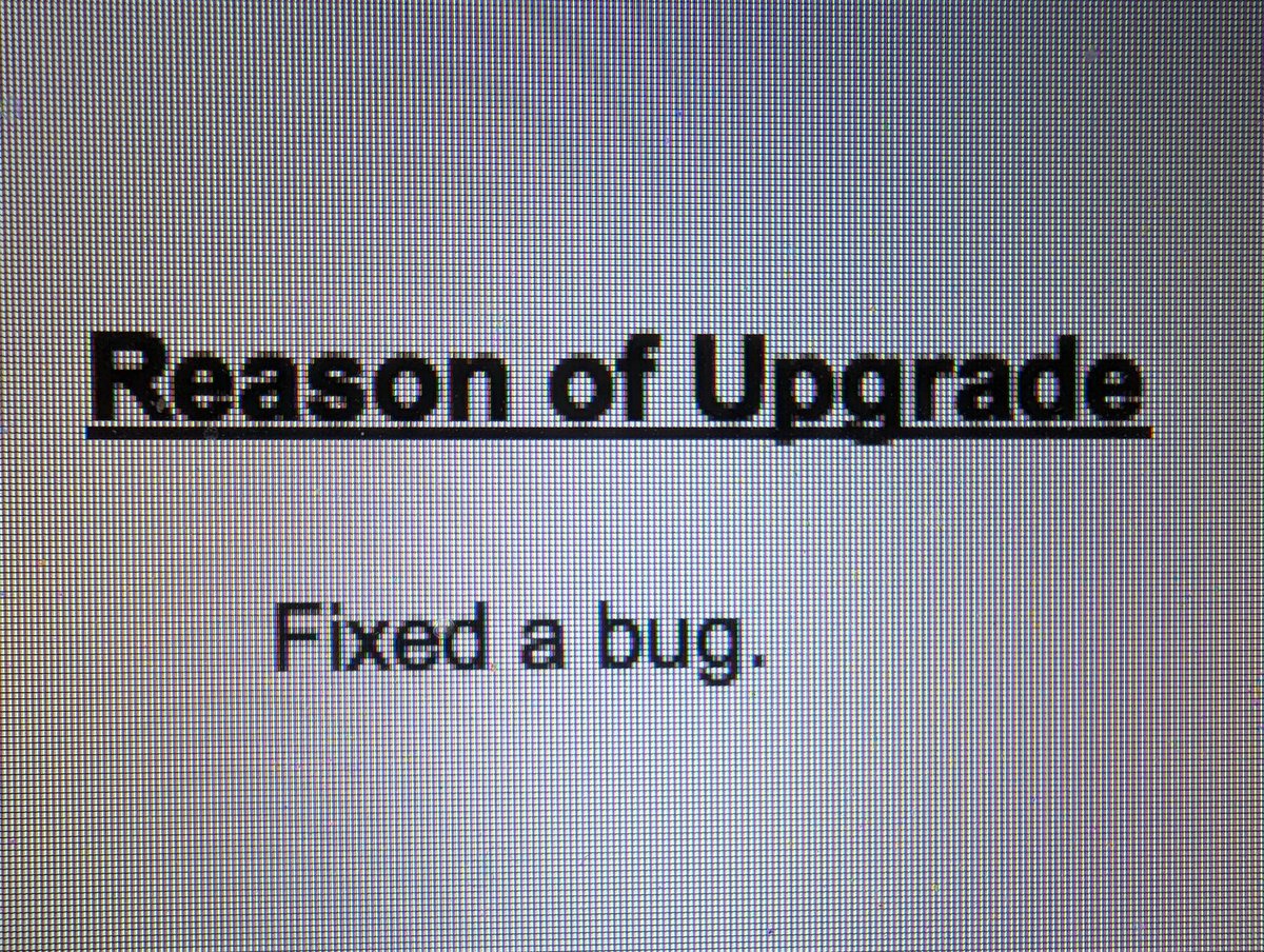Quality release notes 🤣 #nonames