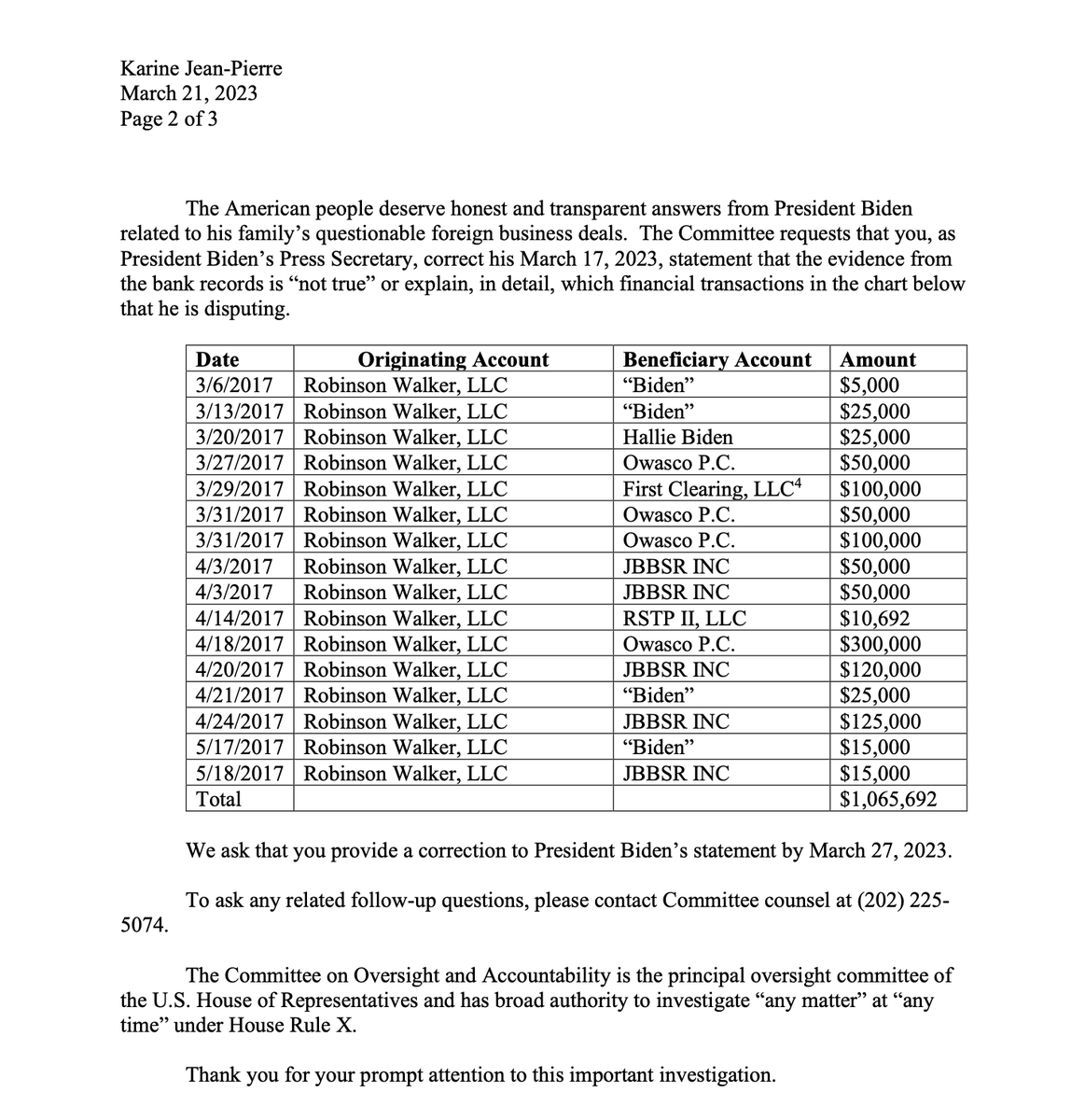 RepAndyBiggsAZ's tweet photo. Joe Biden is denying that his family received at least $1 million from a Chinese energy company. 

Our investigation at @GOPoversight says otherwise.

The walls are closing in. https://t.co/y2DtaGdC0D
