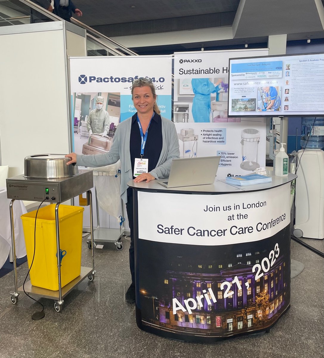 pactosafe's tweet photo. Come see us and join us at the #EAHP in Lisbon, booth #39 - We are here to invite you further to our #safercancercare conference in London on April 21... https://t.co/HyJC2ISHsz