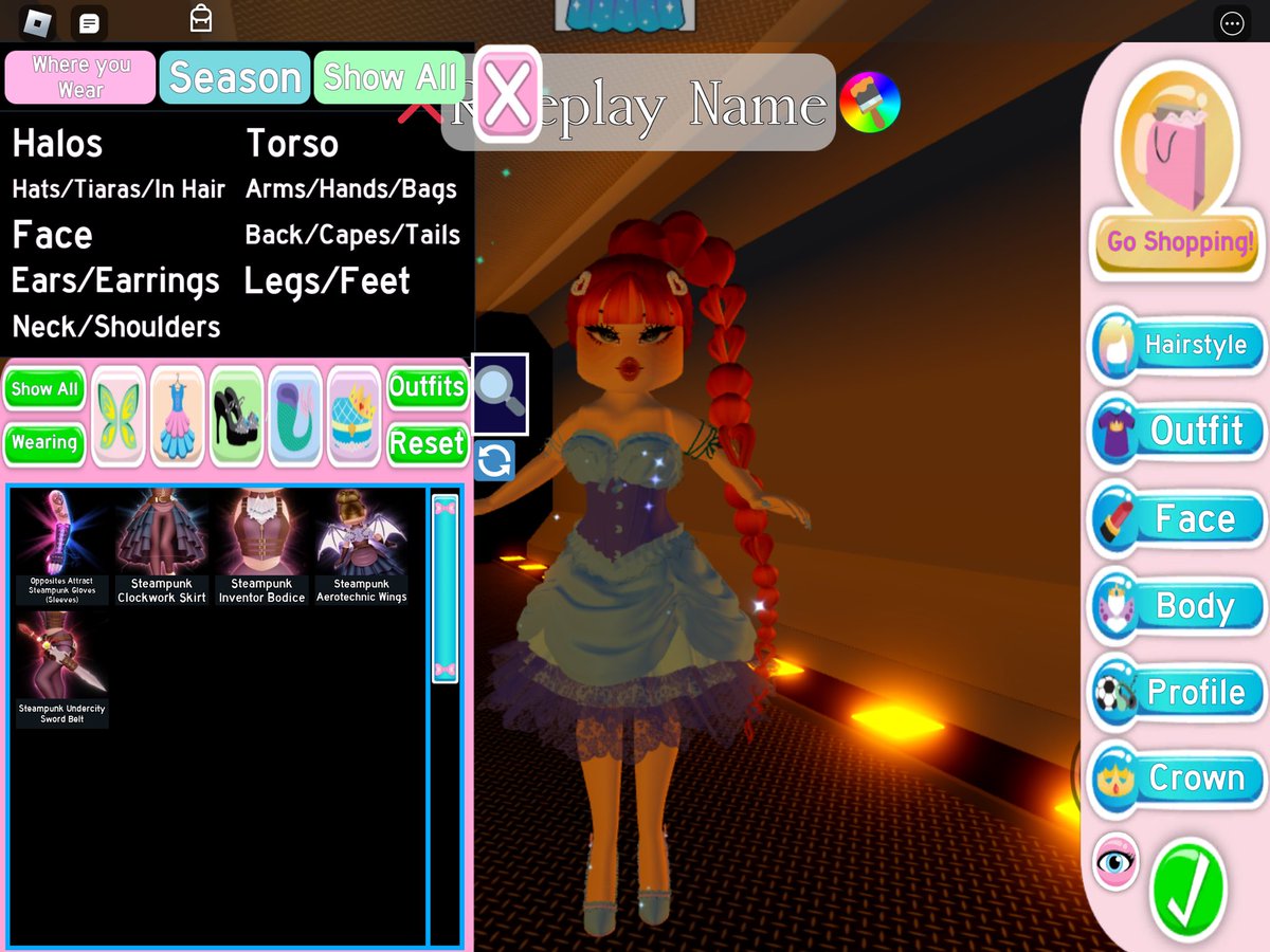 rebeccaxrvxole's tweet photo. steampunk+whimsy witch set giveaway 
(2 winners) 700k+ 💎 value 

follow me+@lvhsui w (🔔) on
like and retweet

stay active
#royalehigh https://t.co/ZGuoOeDfU6