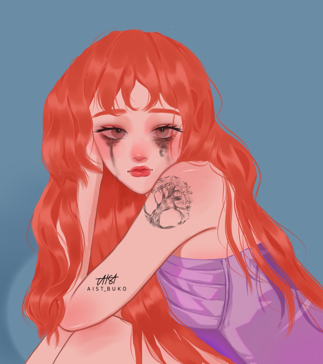 My mood rn❤💅

#ibispaintx #digitalart #illustration #artist #artistph #commissionopen #portrait #semirealism #artwork #workingartist