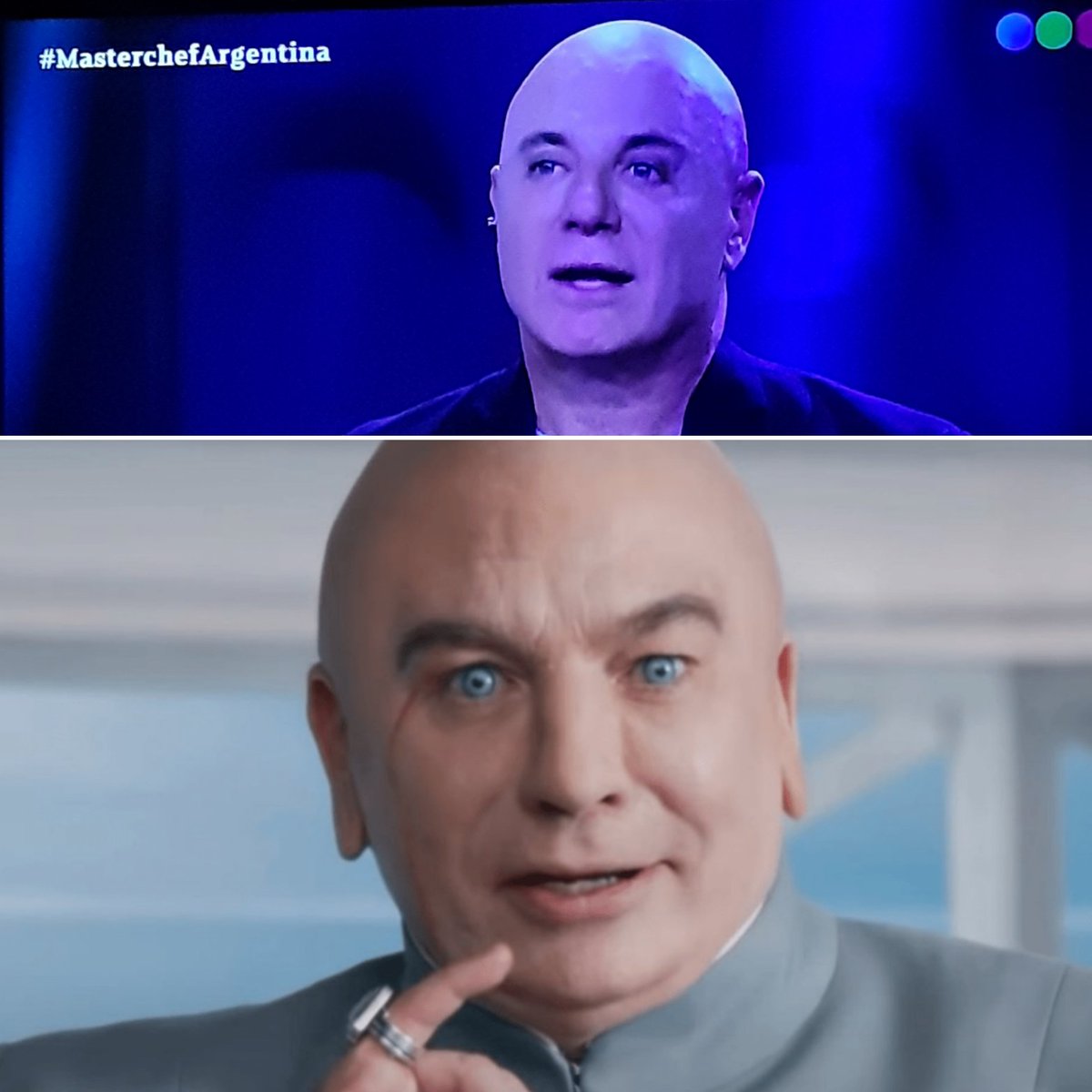 Que bueno que Austin Powers esta de jurado en <a href="/MasterChefAR/">Masterchef Celebrity Argentina</a> <a href="/telefe/">telefe</a>