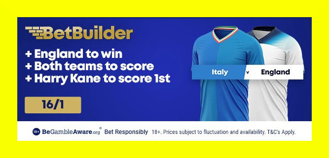 Grab an EPIC BetBuilder for tomorrows friendly &#129409;

✅ England to win, BTTS, Harry Kane to score 1st @ 16/1

Load Here &gt;&gt; 

18+ only |  | Play Safe | T&amp;Cs Apply* | Min &#163;10 Deposit