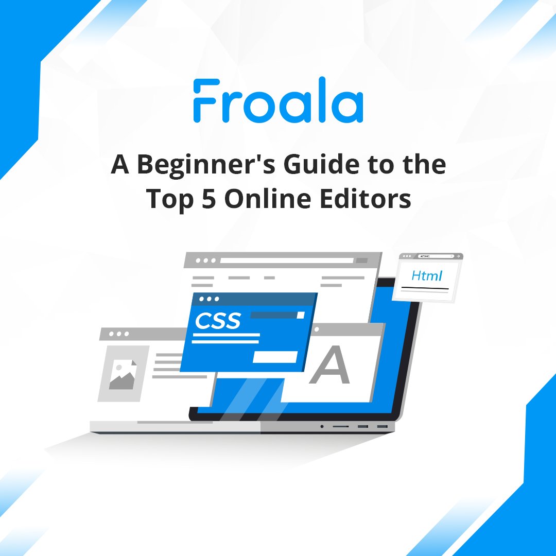 If you're new to coding, choosing the right editor can make all the difference. Check out these top 5 online JavaScript editors to find the perfect fit for you 👉 bit.ly/3n6Ok2F

#Froala #HTMLeditor #HTML #WYSIWYG #Javascript