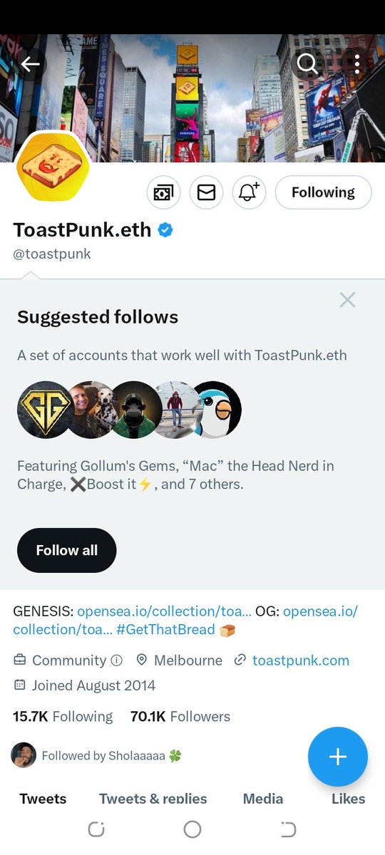 IlufoyeSamuel3's tweet photo. @toastpunk Done ✅ https://t.co/oz1RxiVS7d