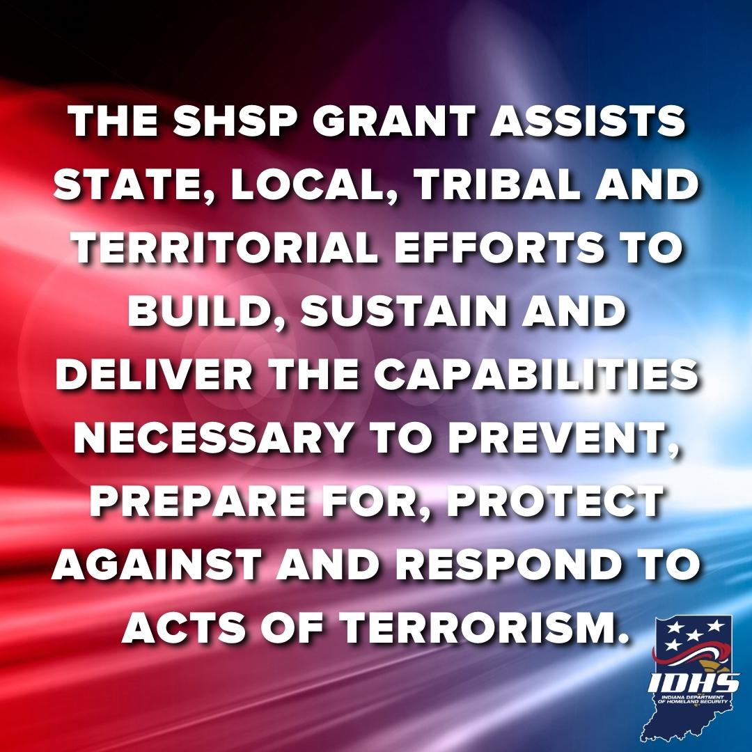 IDHS's tweet photo. IDHS is now accepting apps for the 2023 State Homeland Security Program (SHSP). 

Interested applicants must submit PDF apps by 5 p.m. EDT, April 25, 2023.

https://t.co/ZvtOufTagR https://t.co/7Qh4fioZzF
