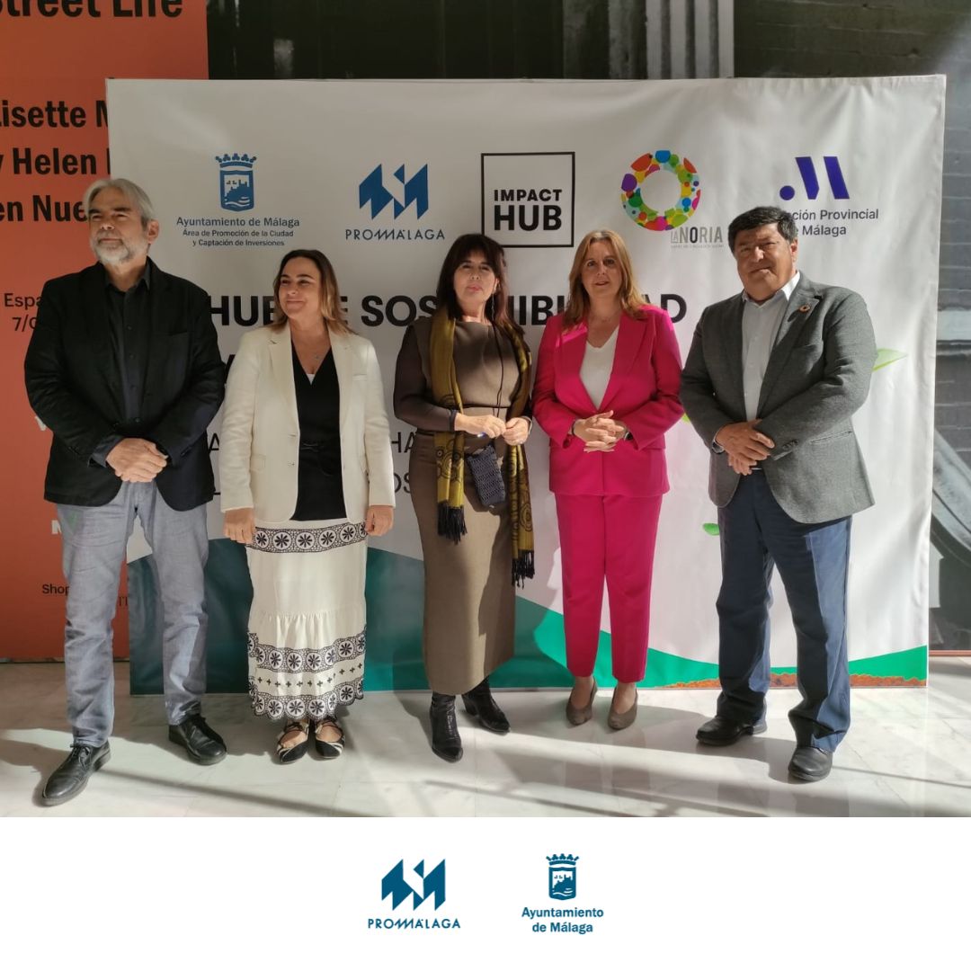 La edil de Promoción de la Ciudad y Captación de Inversiones, <a href="/rsanchezmlg/">Rosa Sánchez</a>; la jefa de unidad de Innovación Social y Despoblación de la <a href="/diputacionMLG/">Diputación de Málaga</a> , Resurrección Hernández, y el presidente de <a href="/ImpactHubMalaga/">Impact  Hub  Málaga</a>, Rafael Senén, han participado hoy en el acto en el <a href="/thyssenmalaga/">Museo Carmen Thyssen</a>