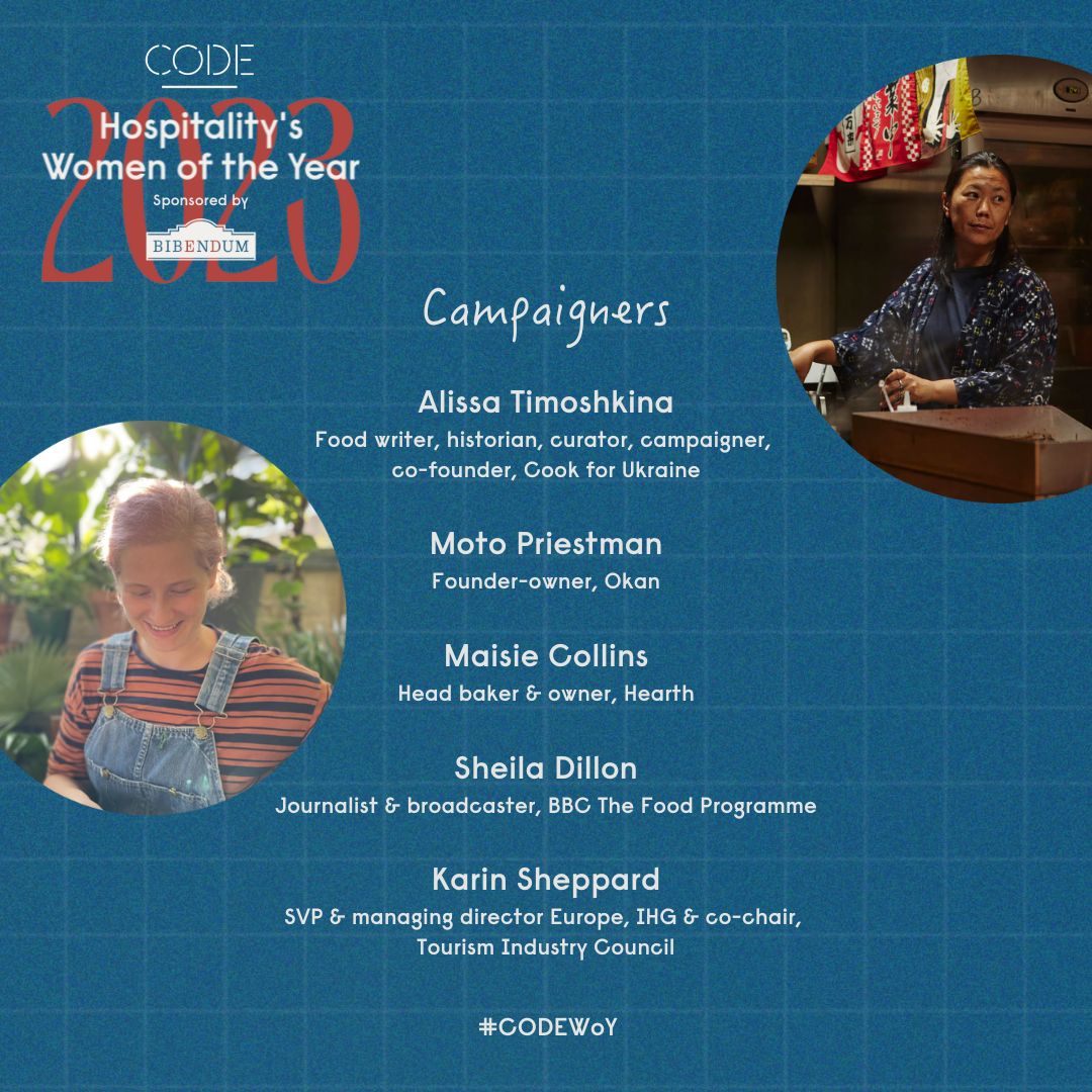 From sustainability to diversity and inclusion, these women in our Hospitality's Women of the Year list are advocates for important causes that are making a real impact on our industry.

bit.ly/3n6pgZH

#CODEWoY

<a href="/bibendumwine/">Bibendum</a>