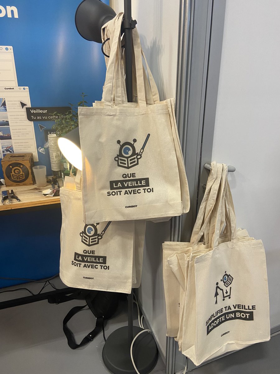 Curebot_io's tweet photo. Venez récupérer nos beaux tote-bags sur notre Stand E73 à @Documation2023 !
Nous avons hâte de vous rencontrer.
#documation #veille #outil https://t.co/KQScOJFHML