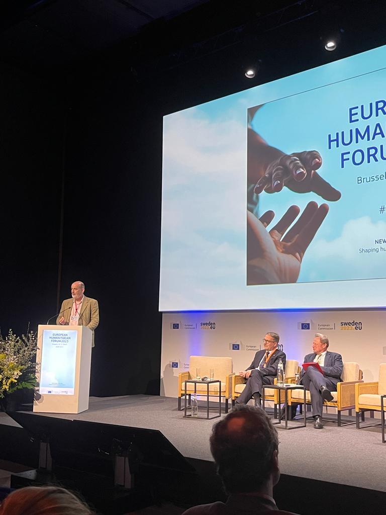 📢'Stressing the importance of partnership and of this opportunity to have a frank and open discussion on how best to overcome challenges in delivering principled #humanitarian aid.'

Dominic Crowley at the #PartnersSegment closing session.

#EHF2023