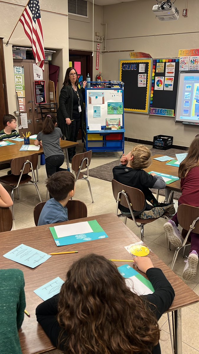 mrcoreystreet's tweet photo. Students are drawing specific kinds of bridges this morning in @steam_TVLS. 🌉 #WeAreTuskyValley https://t.co/HLEAEmEerA