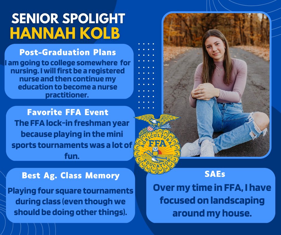 Congrats, Hannah!