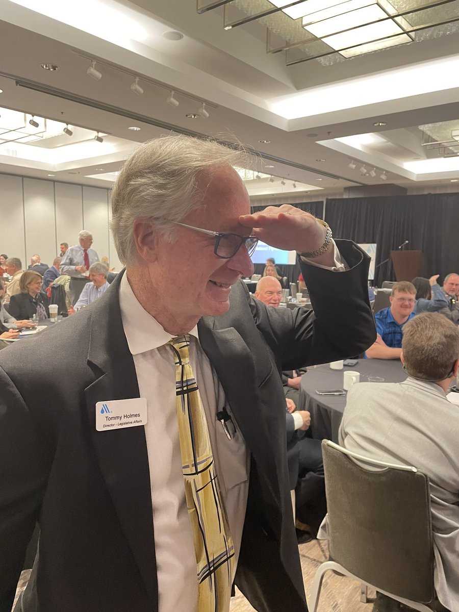 Soon-to-be-retired #Awwa Legislative Director Tommy Holmes surveying his last and greatest #WaterMatters Fly In in DC. Quite the legacy. #waterinfrastucture #wifia