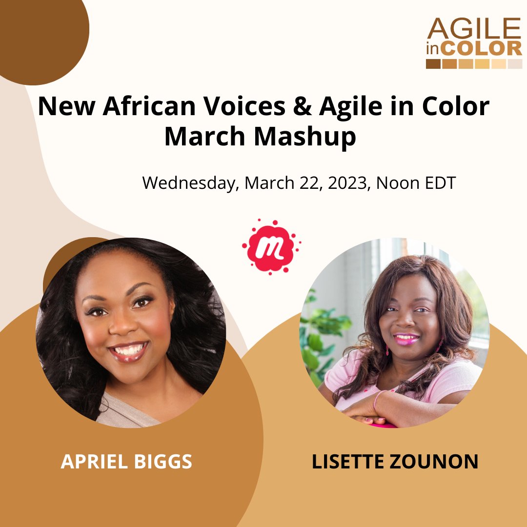 agileincolor's tweet photo. Join us on TODAY at Noon EDT for a powerful discussion about the challenges Black mothers face in tech. This event is for anyone who wants to make a seat at the table for women of color. Register now: https://t.co/1fJvh7XSSU #diversityintech #womenofcolorintech https://t.co/zFZ671fZGO