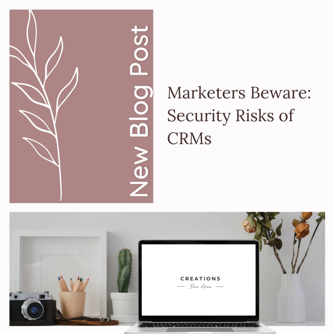 #CRMs keep businesses in check. In fact, you can track all information from contacts, projects, and even invoicing. But what can you do to make your information stays safe? 

#marketingblog #southfloridalifestyle #southfloridabusiness #miamismallbusiness