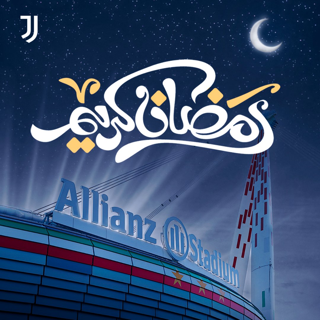 Juventusfcar's tweet photo. ��مضان يجمعنا ⚪️⚫️

نادي يوفنتوس يتمنى لـ جماهيره #رمضان_كريم https://t.co/TxsbddlPsk
