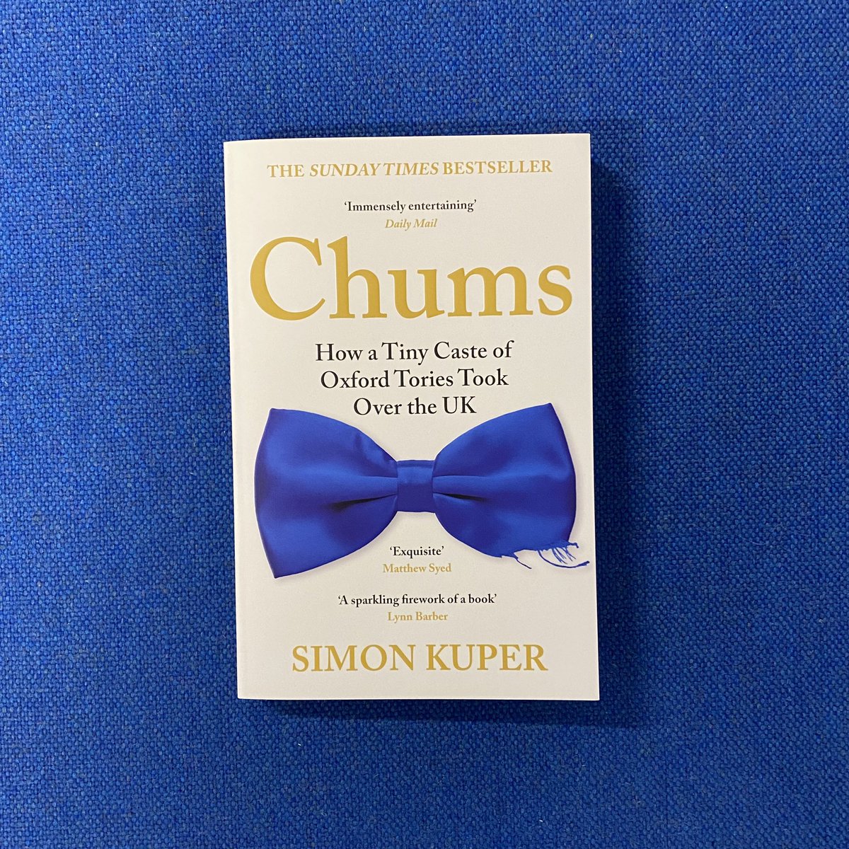 Profile Books (@profilebooks) on Twitter photo 📣 G I V E A W A Y 📣
Are you keeping up with the #partygate trial? Win a copy of the ultimate eye-opening companion piece – <a href="/KuperSimon/">Simon Kuper</a>’s #Chums in paperback – a riveting look at how one institution created our political elite. To enter, RT by midday 24th March. UK only. 📣 G I V E A W A Y 📣
Are you keeping up with the #partygate trial? Win a copy of the ultimate eye-opening companion piece – <a href="/KuperSimon/">Simon Kuper</a>’s #Chums in paperback – a riveting look at how one institution created our political elite. To enter, RT by midday 24th March. UK only.