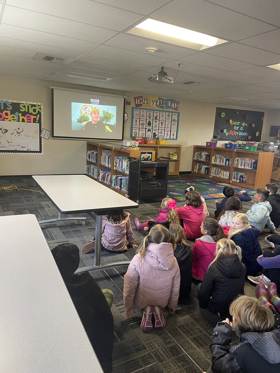 karenfirst's tweet photo. We had the most fabulous visit with the most fabulous @AmeDyckman at Spring Grove School! Our 3rd graders are obsessed with Ame’s books and loved meeting her in person! Thanks Ame!! https://t.co/ImeE1xz2j9