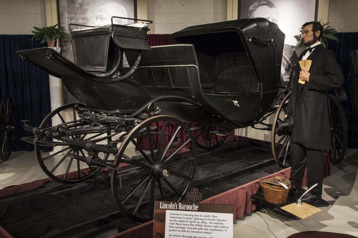 visitsouthbend's tweet photo. .@studebakermus is home to the world's largest collection of presidential carriages, including the barouche Lincoln rode on the way to Ford's Theatre.
𝐑𝐄𝐀𝐃 𝐌𝐎𝐑𝐄: https://t.co/IhgzY0ykB2
#OnlyinTheBend https://t.co/VobANvRXHa