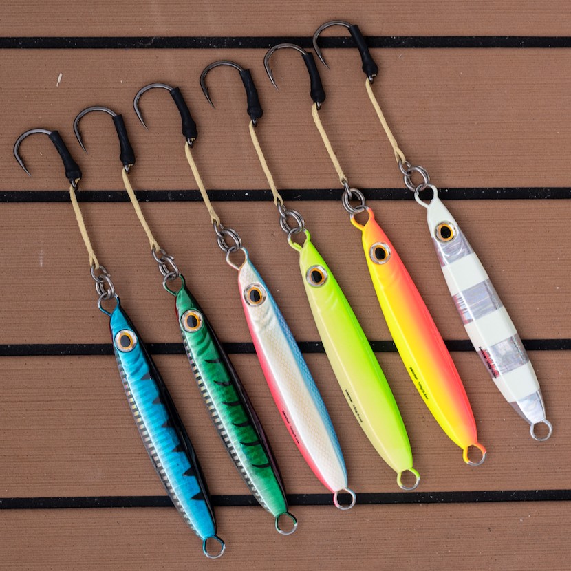 Our Flat Side Slammer is available at the link in our bio. 9 colors &amp; 5 weights Six-packs, two-packs and some singles are left. 🎣 #palomarfishing